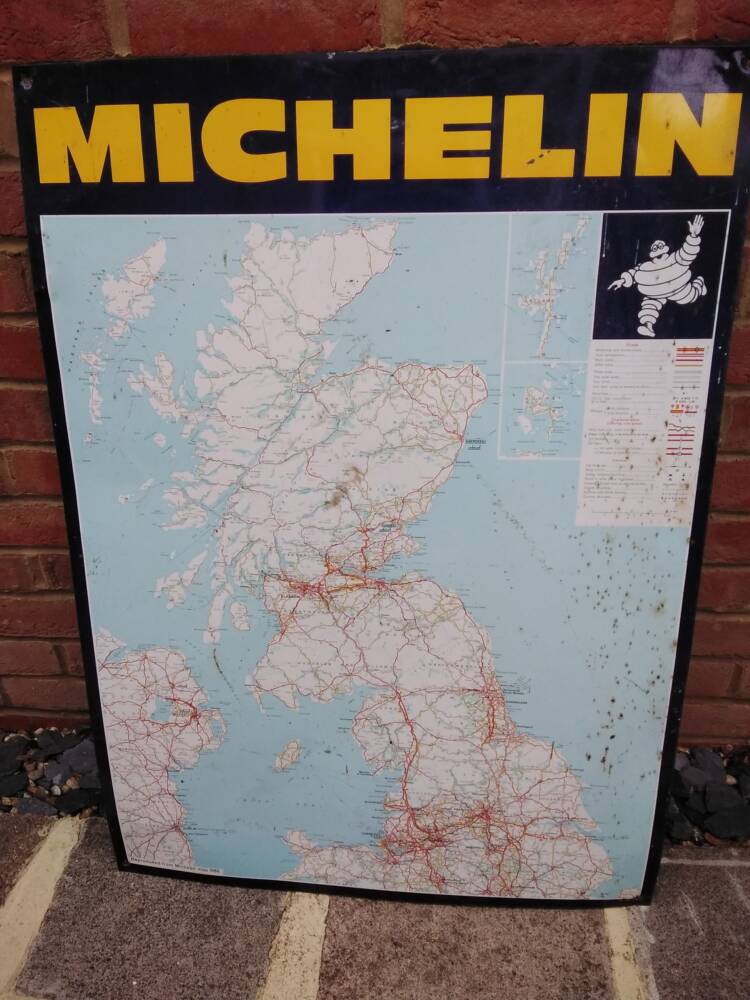 MICHELIN Map Of Scotland Sign