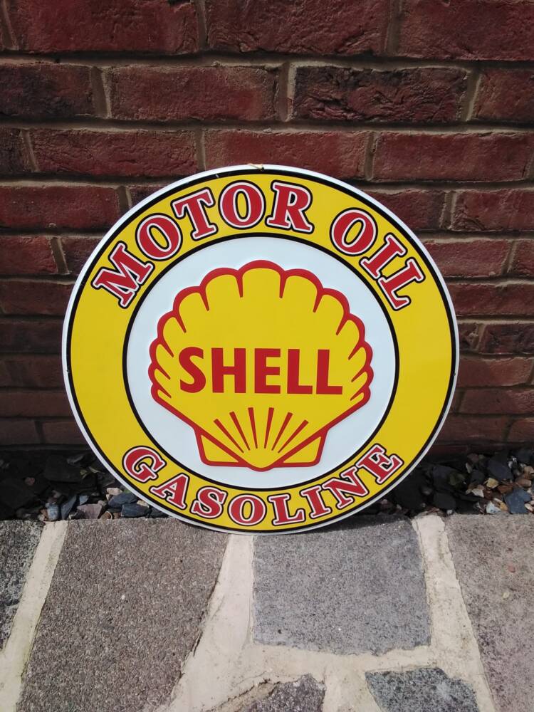 SHELL MOTOR OIL GASOLINE