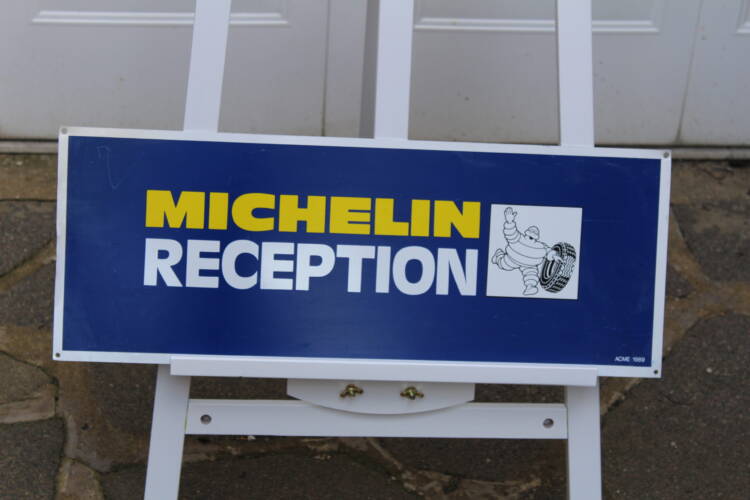 MICHELIN RECEPTION Sign