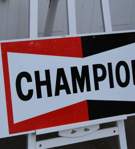 CHAMPION SPARK PLUG Sign