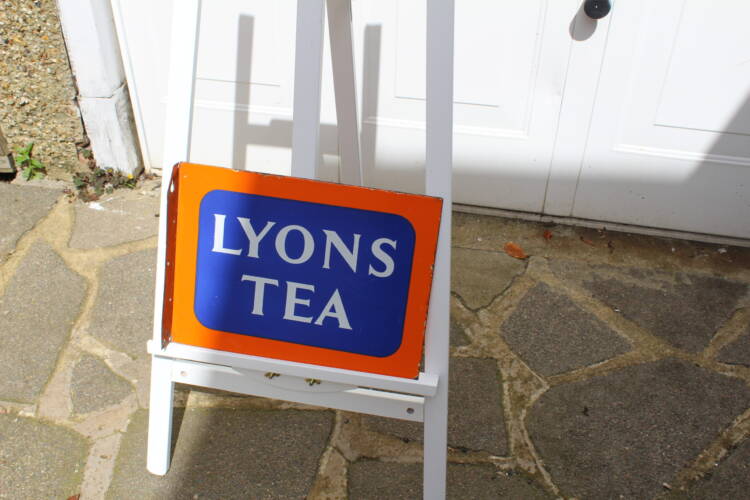 LYONS TEA Sign