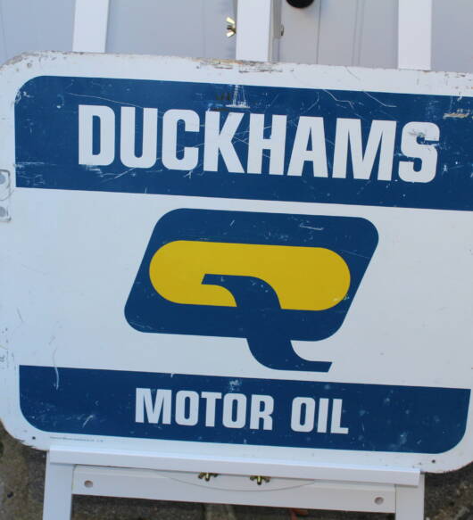 DUCKHAMS MOTOR OIL SIGN