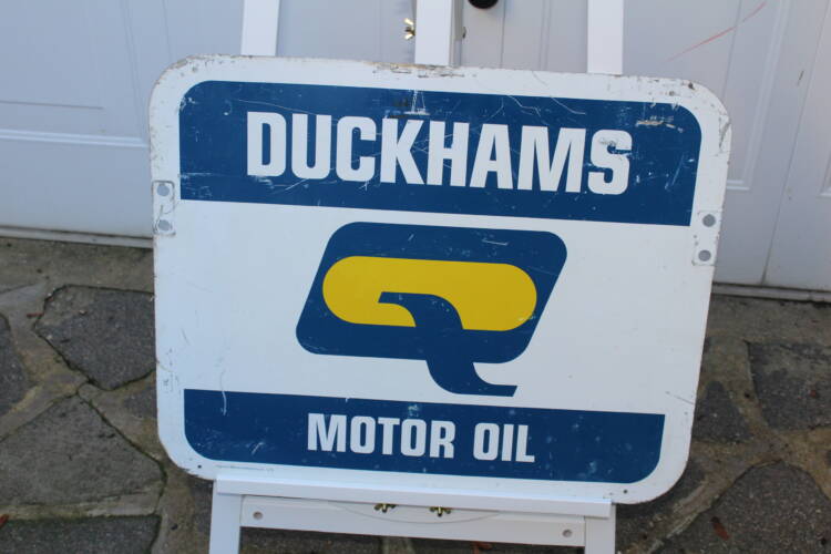 DUCKHAMS MOTOR OIL SIGN