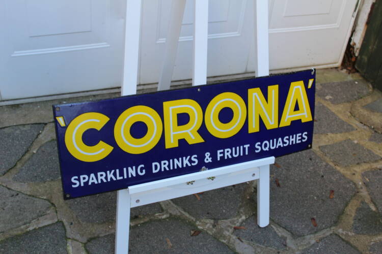 CORONA SOFT DRINKS SIGN