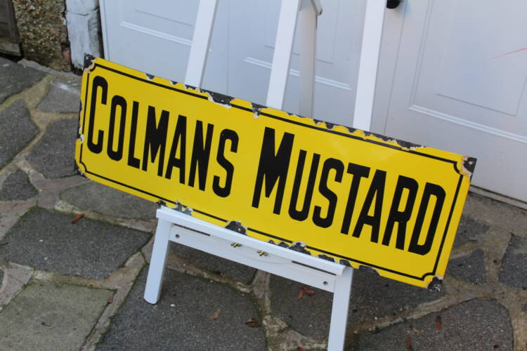 COLMANS MUSTARD SIGN