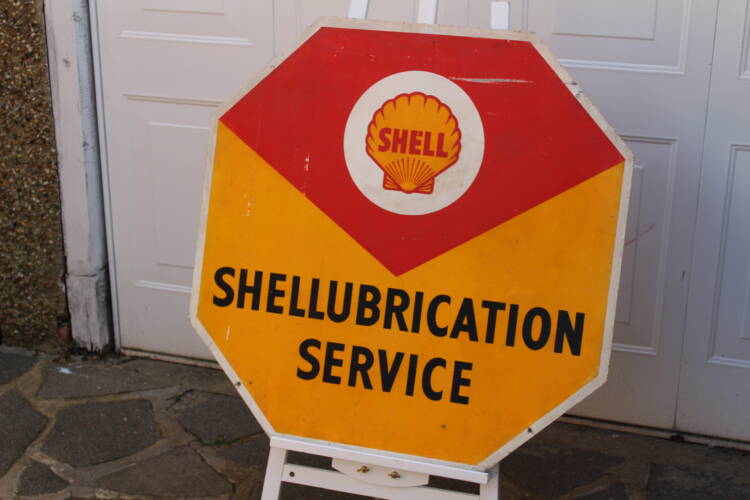 SHELLUBRICATION SERVICE Sign