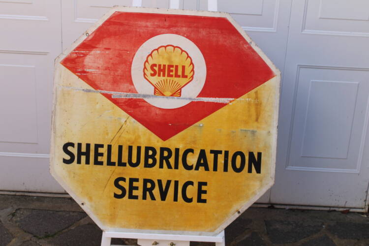 SHELLUBRICATION SERVICE Sign - Image 2