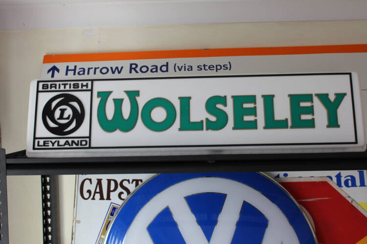 BRITISH LEYLAND WOLSELEY Sign