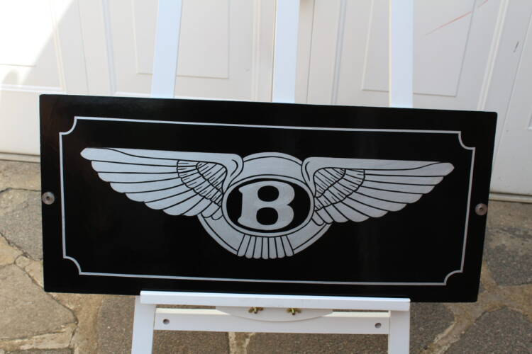 BENTLEY Unique Signwritten Board