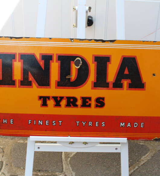 INDIA TYRES Sign