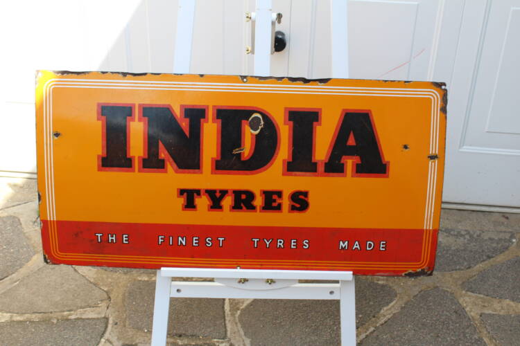 INDIA TYRES Sign