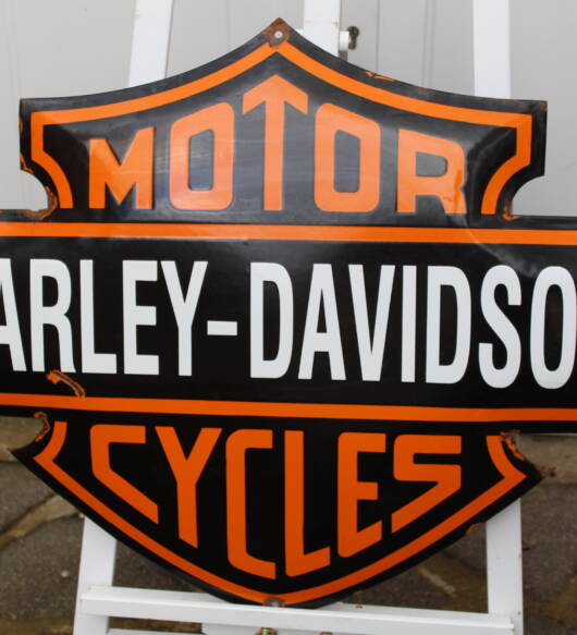 HARLEY DAVIDSON Enamel Sign