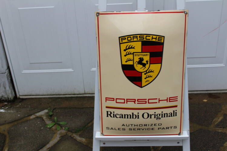 Porsche Ricambi Sign