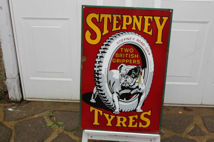 STEPNEY TYRES Sign