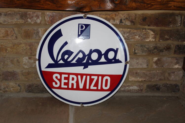 VESPA SERVIZIO Sign