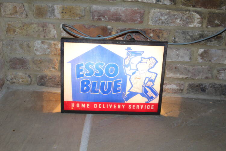 ESSO BLUE HOME DELIVERY SERVICE Sign