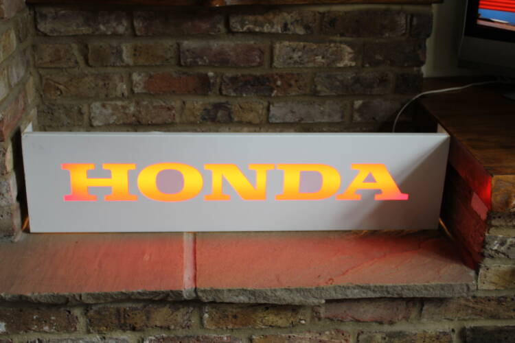 HONDA DEALER LIGHTBOX