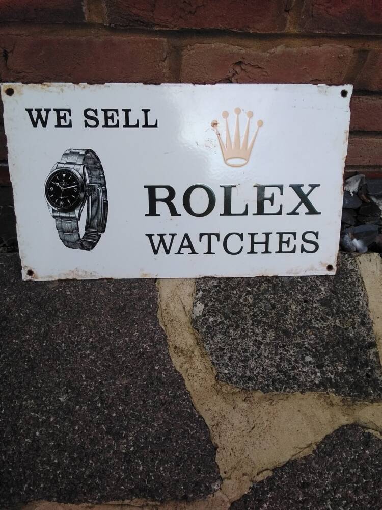 ROLEX WATCHES Sign