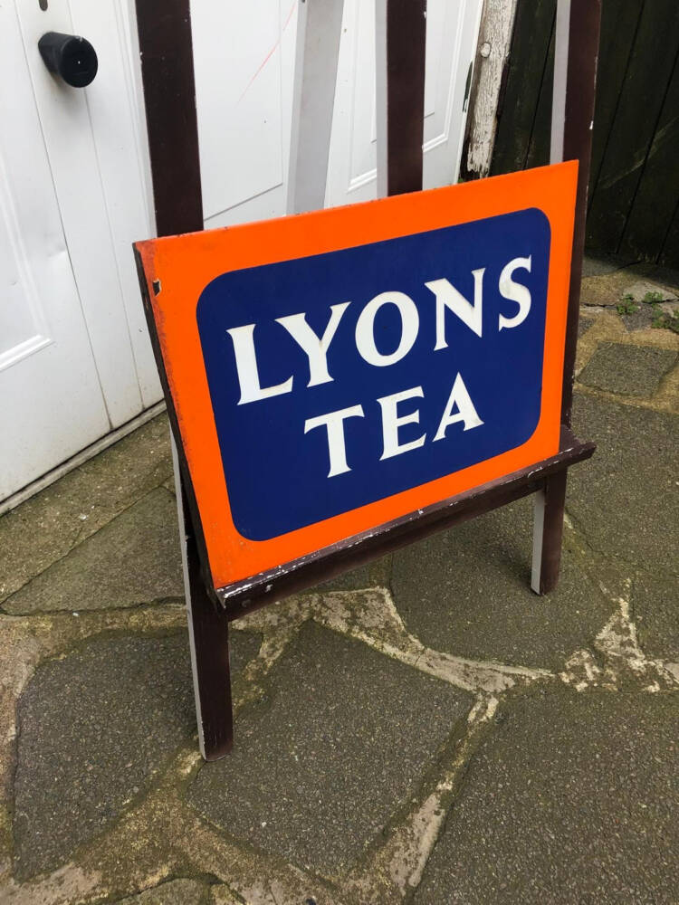 LYONS TEA Sign - Image 2