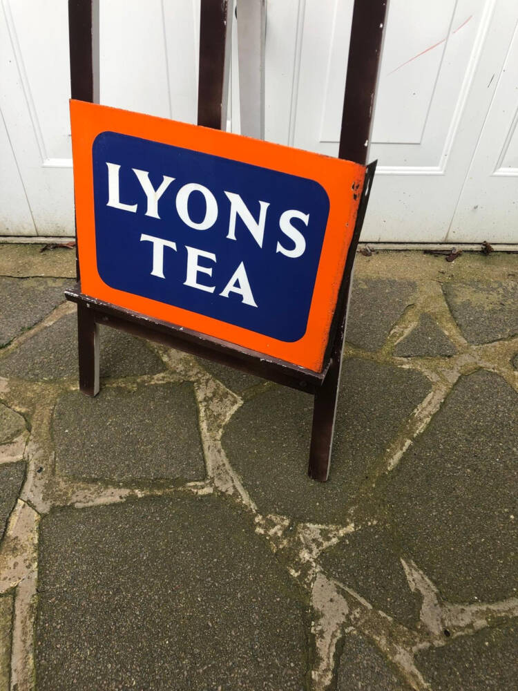 LYONS TEA Sign