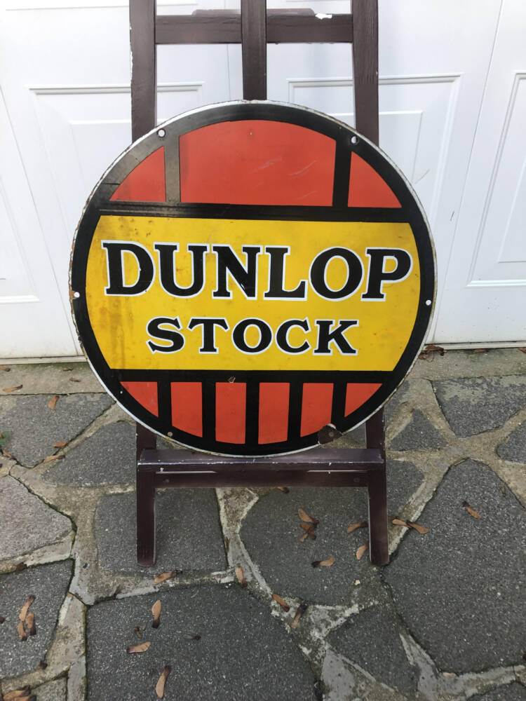 DUNLOP STOCK Sign