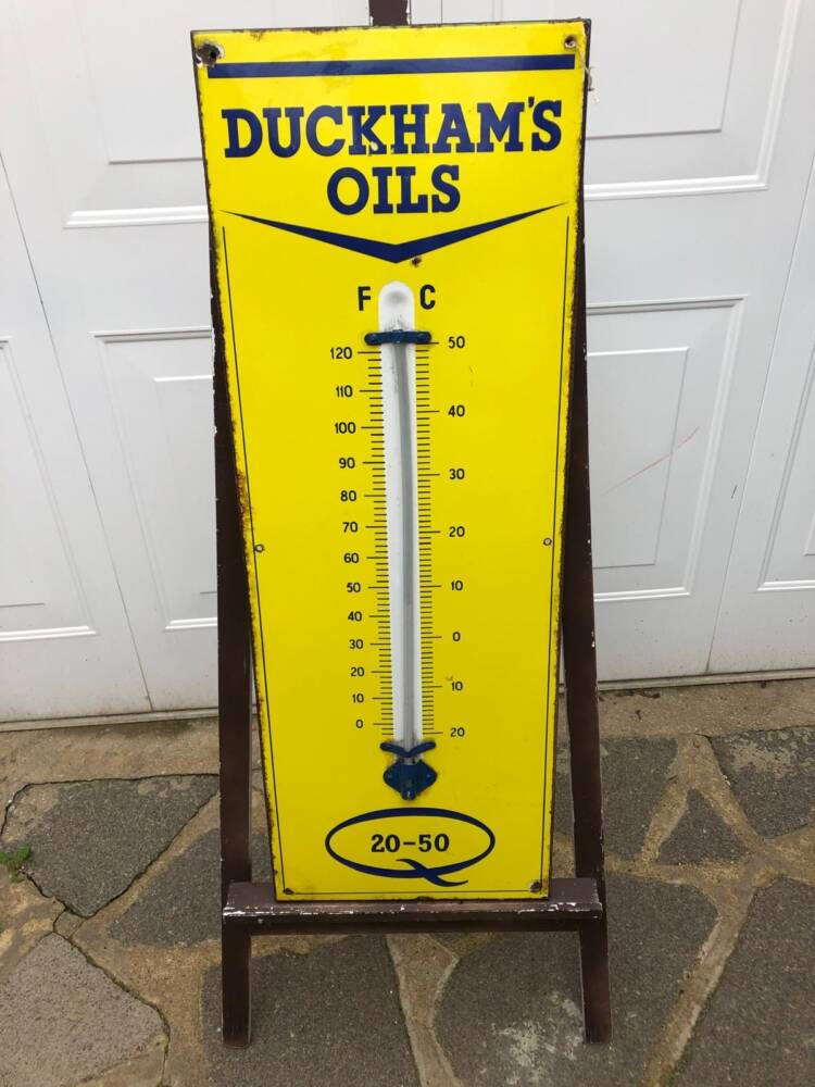 DUCKHAMS OILS Enamel Sign