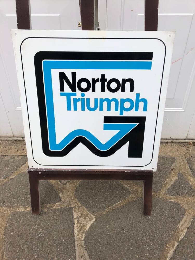 Norton Triumph Sign