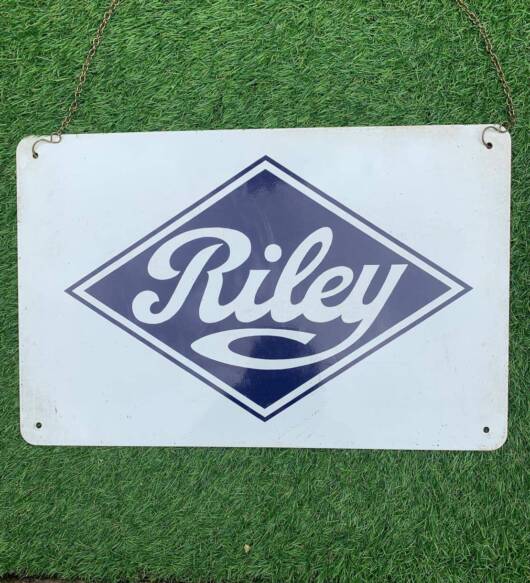 RILEY Enamel Sign